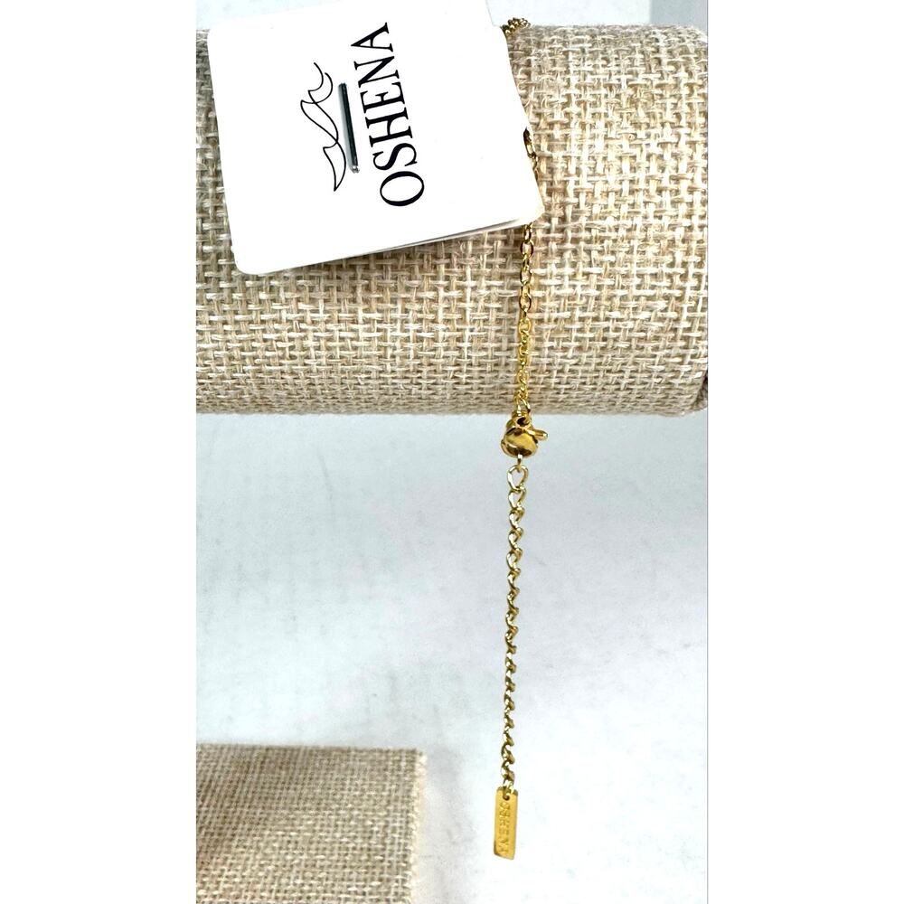 OSHENA Gold Plated Adjustable Chain Bracelet Minimalist Jewelry